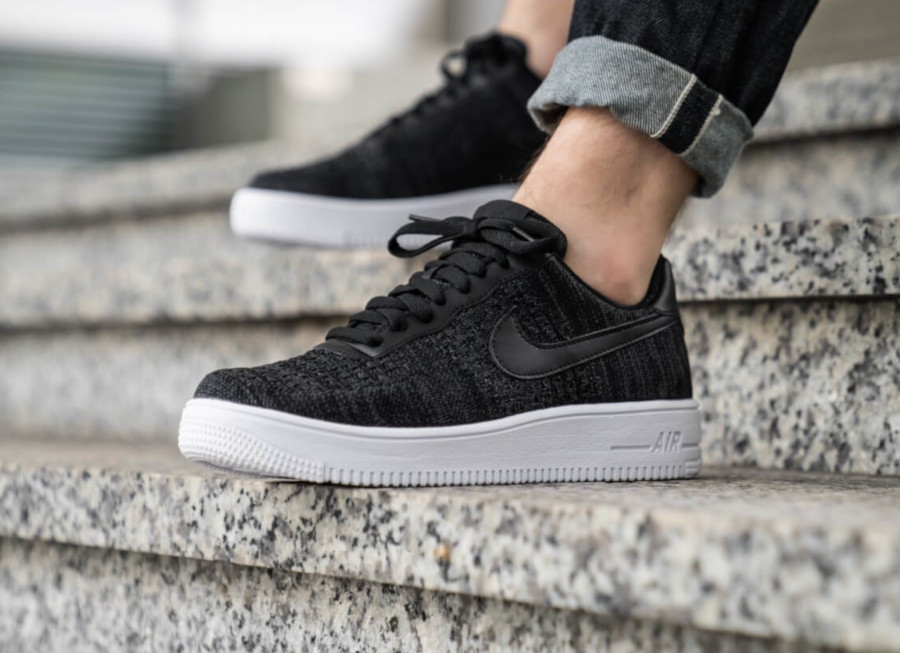 air force 1 flyknit 2.0 black