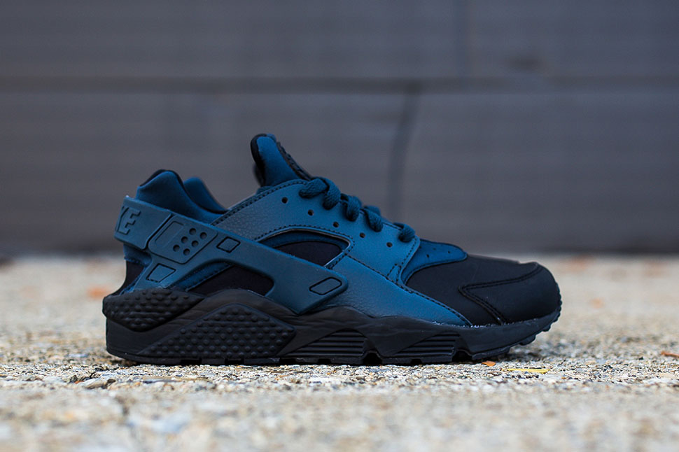 huarache noir et blanc homme