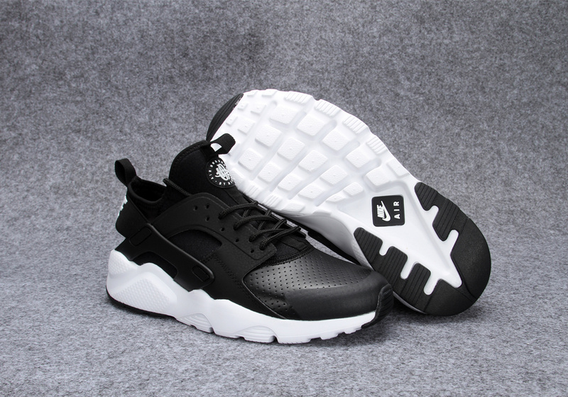 huarache noir et blanc homme