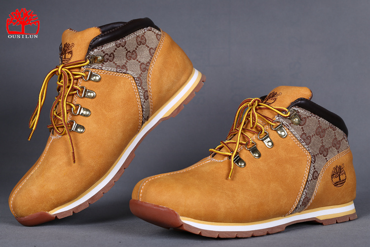 timberland jaune et noir