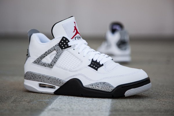 white & orange 4s