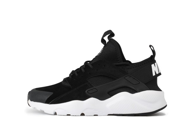 huarache blanc noir