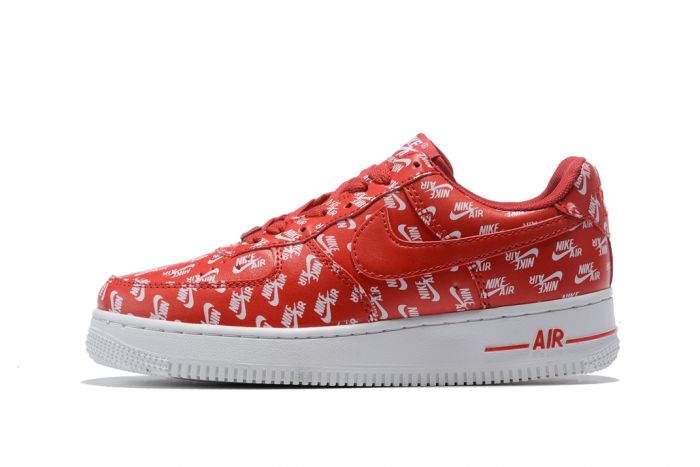 air force blanche et rouge femme