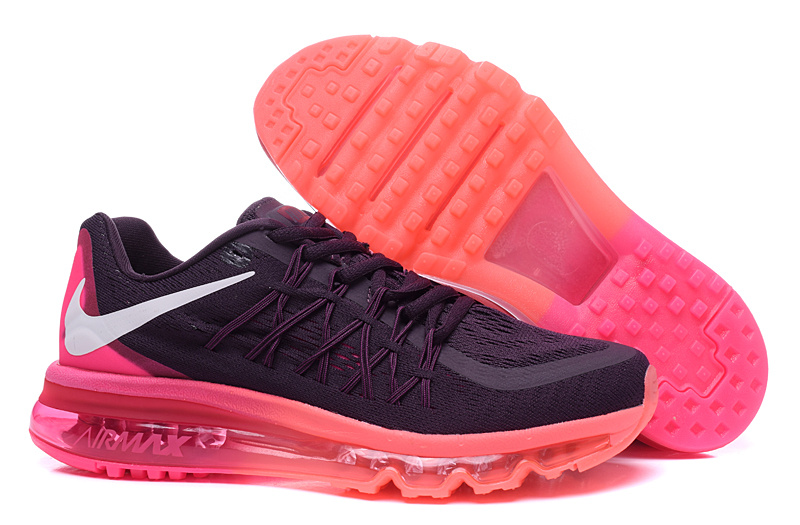 air max femme noir et rose