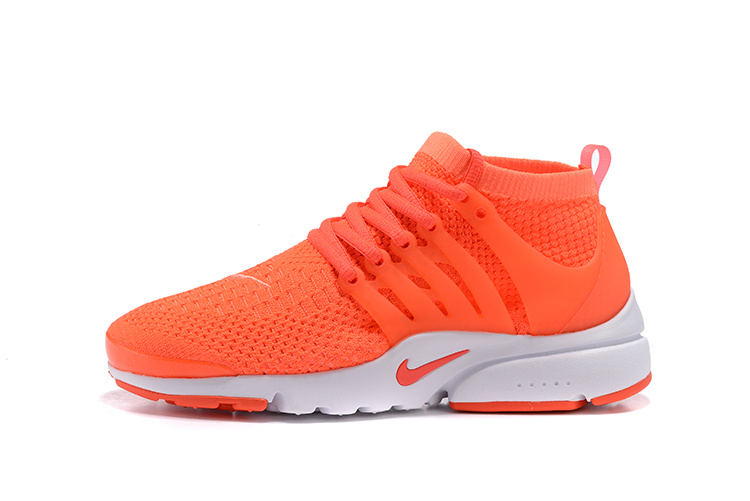 nike air presto flyknit orange
