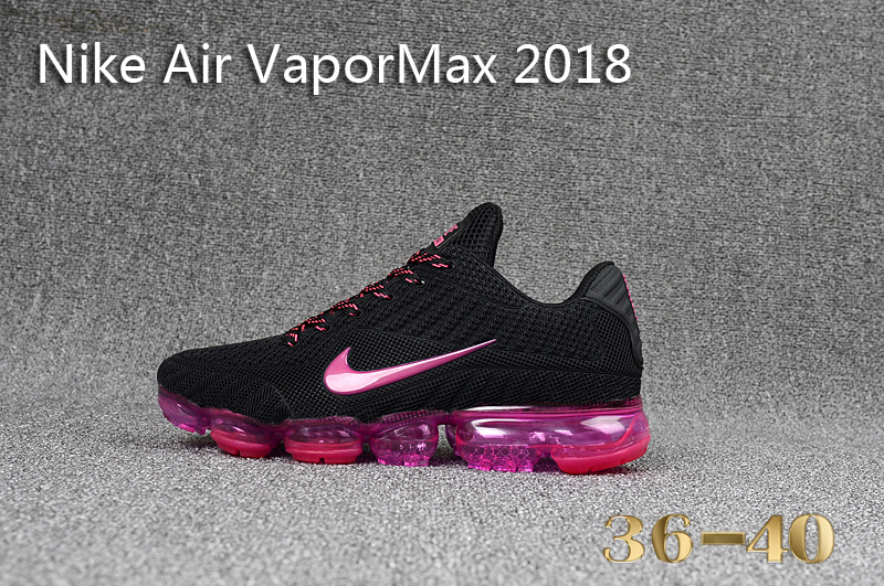 vapormax femme rose et noir