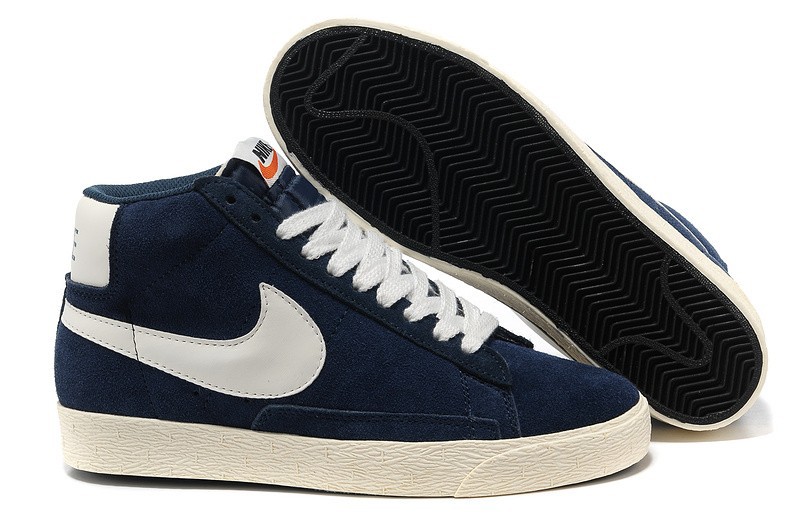 nike blazer mid homme bleu