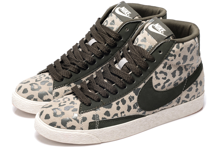 womens cheetah nike blazers