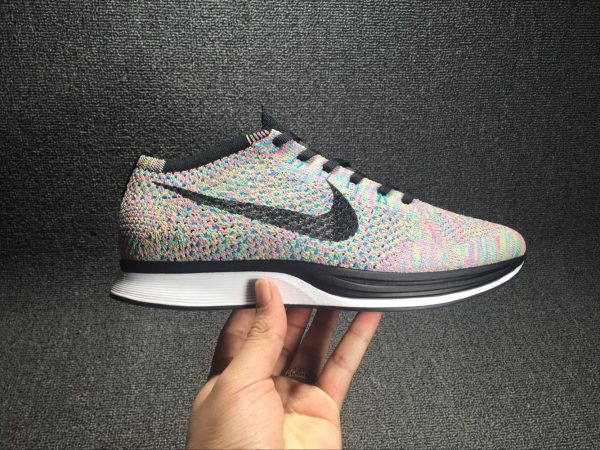 nike flyknit racer multicolor femme